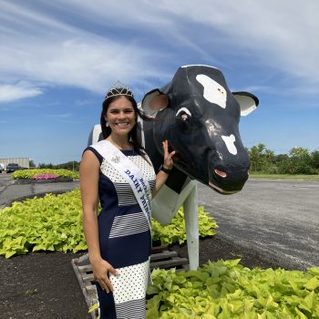 Dairy Princess meets Wanda the cow