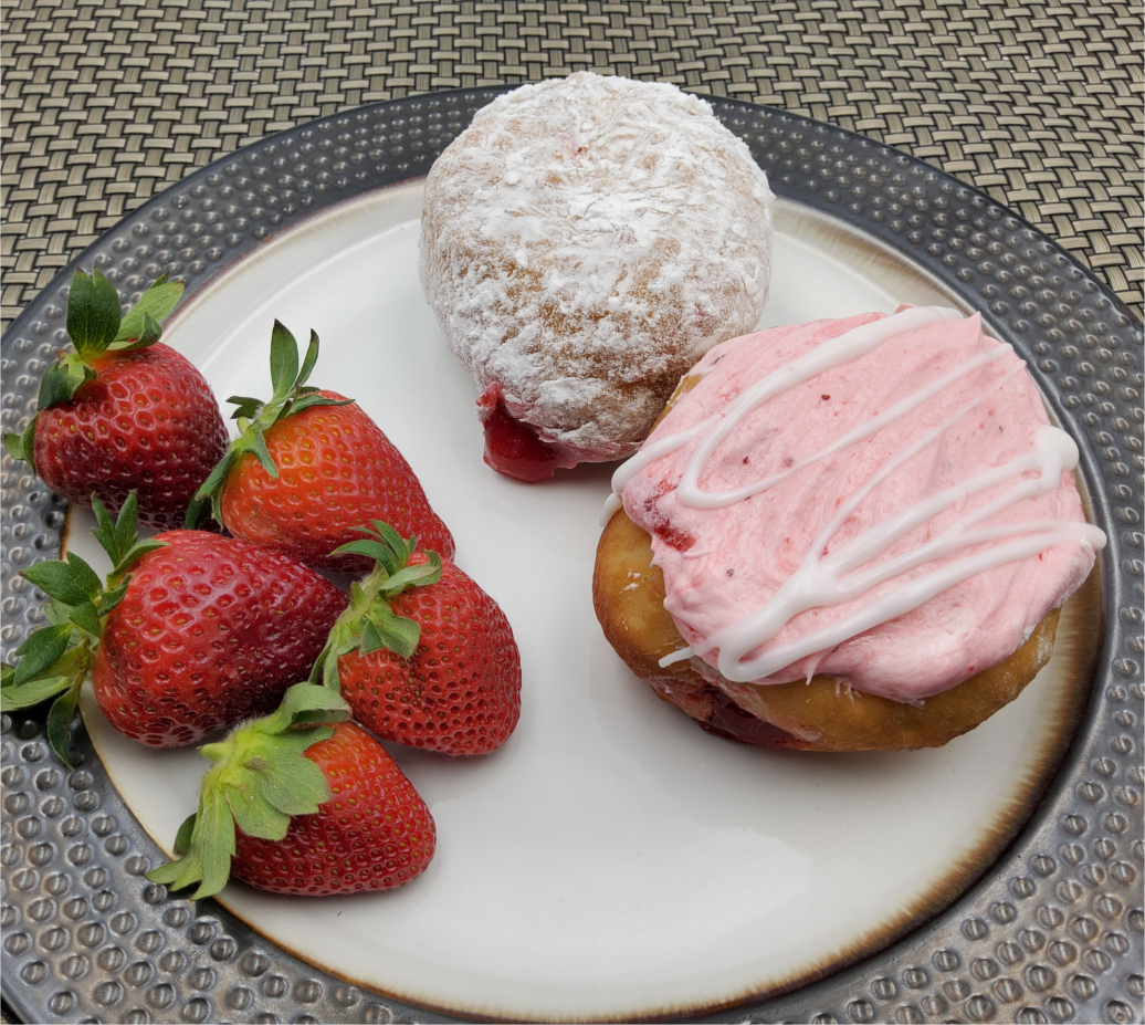 Strawberry Cream Donut