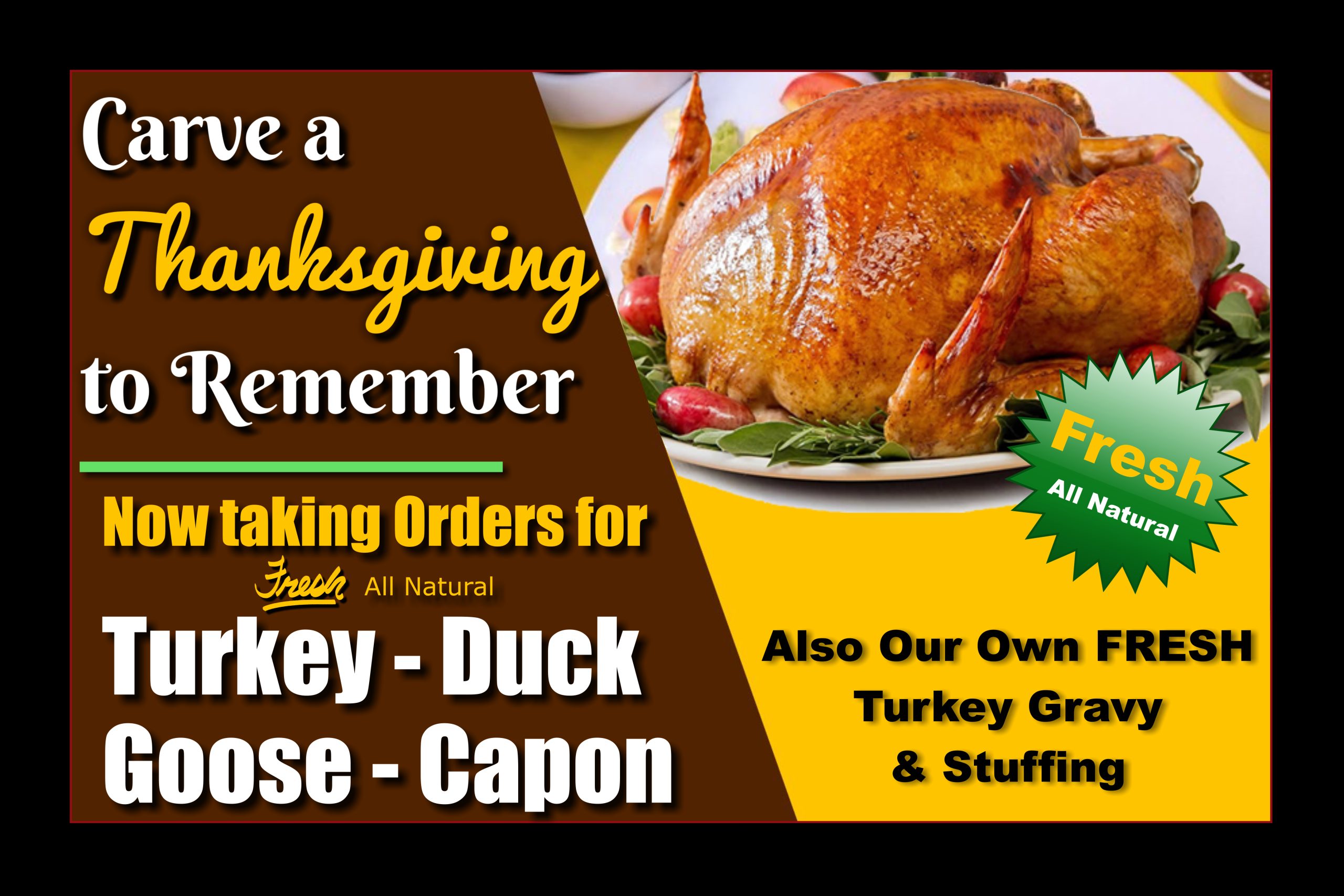 Thanksgiving Sales Poster