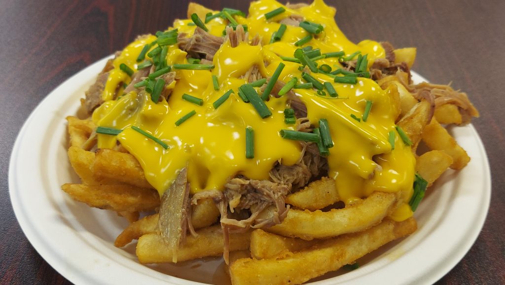 Loaded Fries with Pork